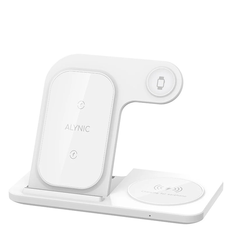 Station de charge sans fil pliable 3-en-1