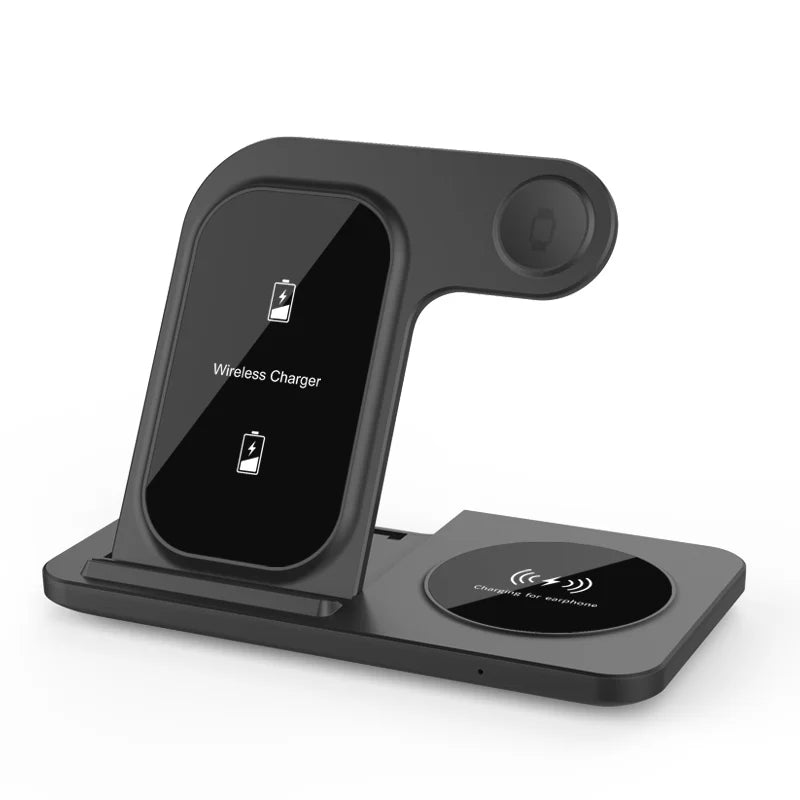 Station de charge sans fil pliable 3-en-1